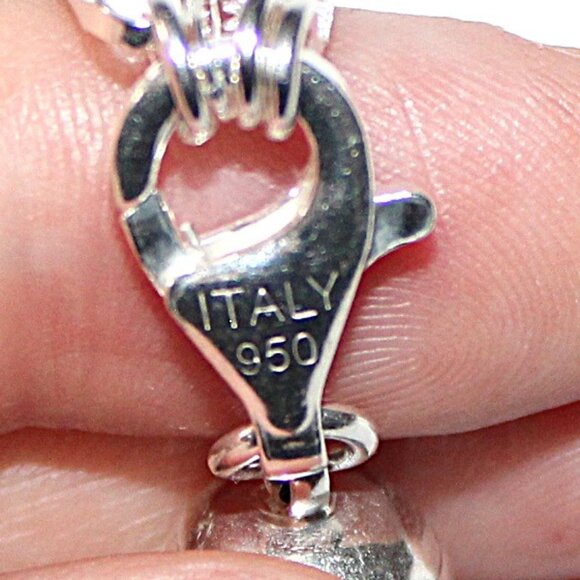 Sterling 950 Silver Milor Multi Chain Layered Necklace 30 Grams - Picture 6 of 7